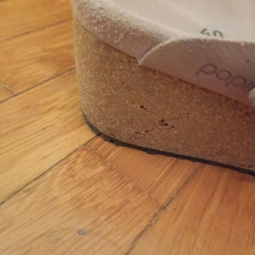 Birkenstock Fanny suede clogs used, size 40, pink