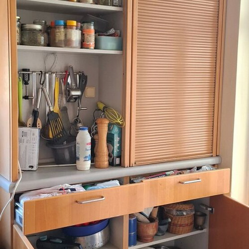Miele Double Storage Cabinet with Roll-Top Used