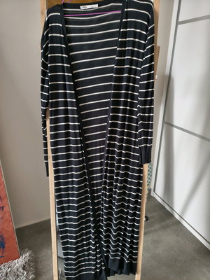 Zara Μακριά Ζακέτα Σαν Καινούργιο Μπλε Με Άσπρες Ρίγες