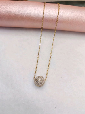 Necklace Silver 925 and Stainless Steel Bicolor, new