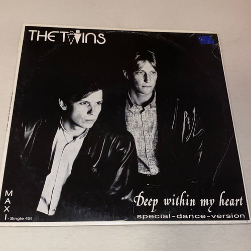Italo Disco Synth The Twins Deep Within My Heart rare Greek maxi single Dance Version