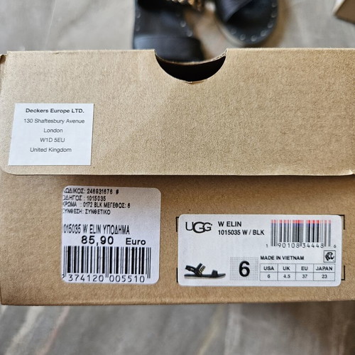 Ugg Australia flat sandals size 37 like new