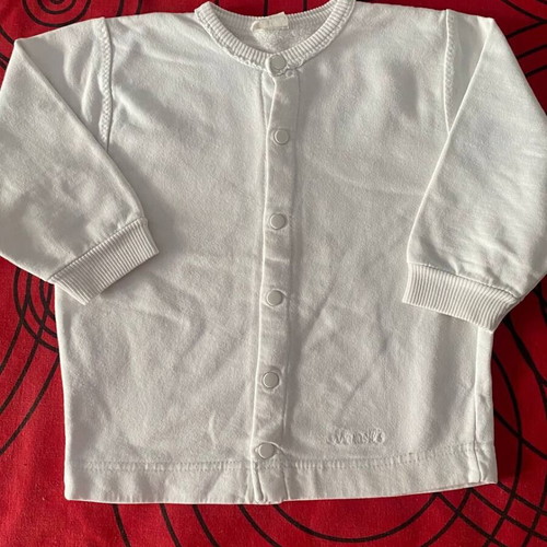 Children's cotton white cardigan for boys used, size 2 years