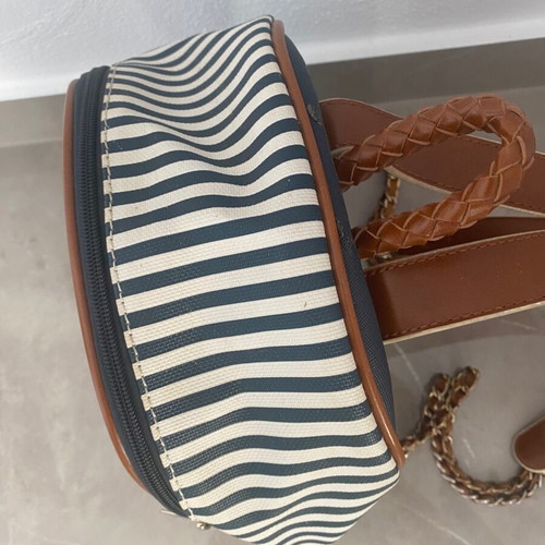 Doca navy backpack used with visible defects
