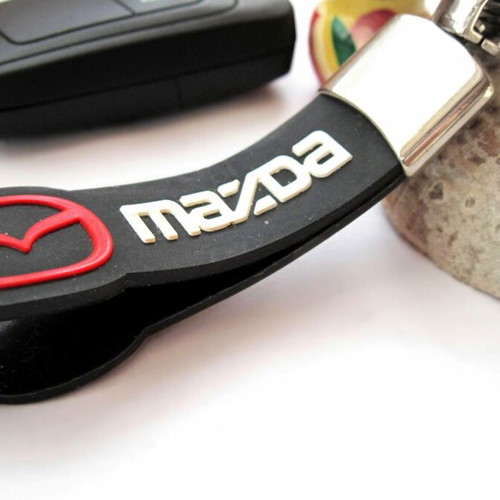 Car silicone keychain for Mazda new, stylish and elegant