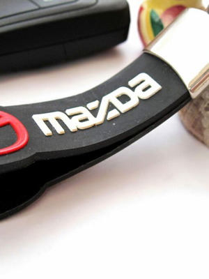 Car silicone keychain for Mazda new, stylish and elegant