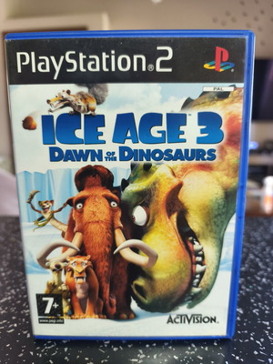 PlayStation 2 Ice Age 3 Dawn of the Dinosaurs game used with manual