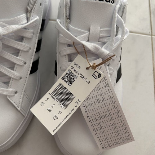 Adidas Grand Court 2.0 sneakers size 42, new in box