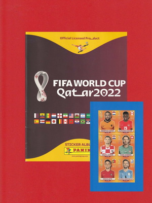 Panini Sticker Album World Cup Qatar 2022, 80 pages, new