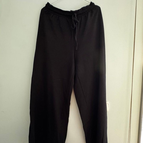 Wide leg pants, black, XXL-XXXL