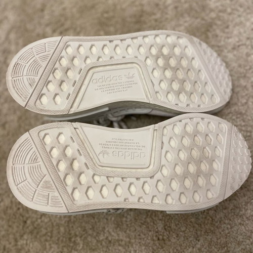 Adidas NMD Human Race x Pharrell Core white sneakers like new, size 36