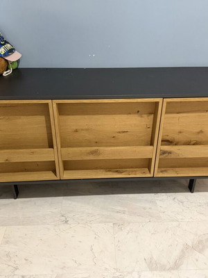 Wooden entry buffet used