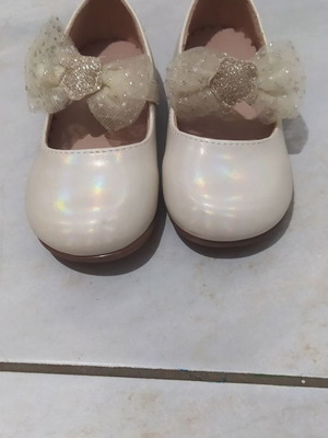 Μπαλαρίνες για κορίτσι καινούργιες, νούμερο 23, μπεζ ιριδίζουσες