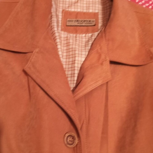 Cashmere jacket new, size large, brown