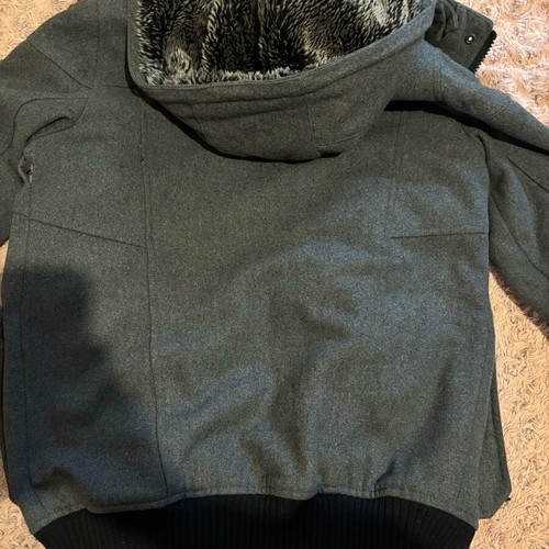 Montgomery wool jacket Pull & Bear like new, gray and black