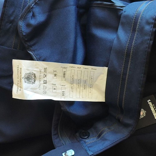 Portobellos men's suit new with tags size 56 blue