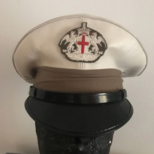 Italian police cap used (Genoa)