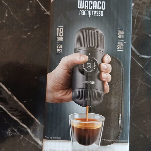 Wacaco Nanopresso manual portable espresso machine new with carrying case