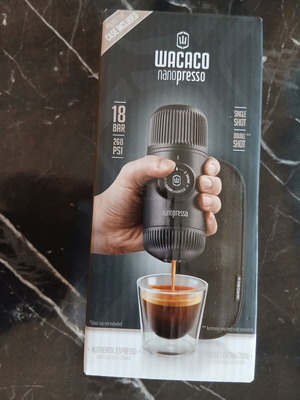 Wacaco Nanopresso χειροκίνητη φορητή μηχανή εσπρέσο καινούργια με θήκη