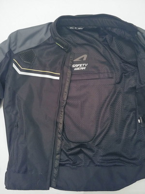 AGVPRO Dexter V2 4-Season Motorcycle Jacket Black Nanygrey new