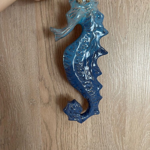 Decorative ceramic seahorse new