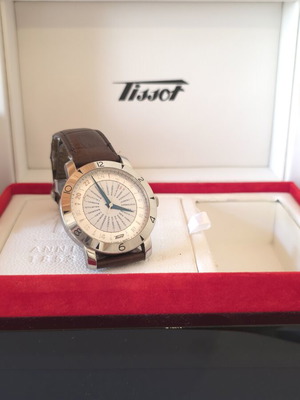 Tissot Heritage Navigator GMT αυτόματο ρολόι σαν καινούργιο, ασημί