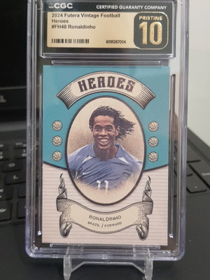 Futera Vintage Football Heroes Ronaldinho card new