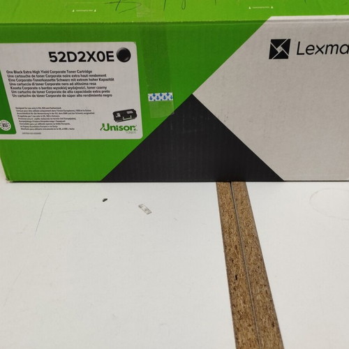 Toner Lexmark 52D2X0E μεταχειρισμένο, Extra High Yield, μαύρο, αχρησιμοποίητο