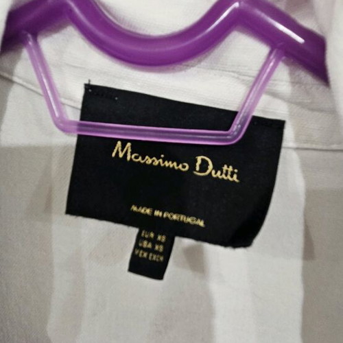Massimo Dutti white shirt jacket like new, size XS