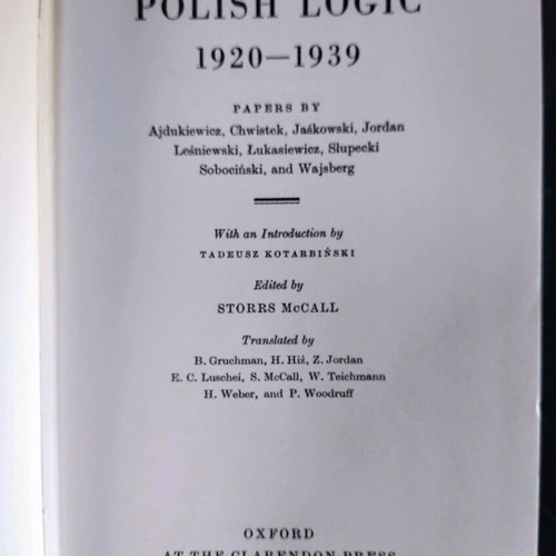 Polish Logic used book with damage on cover
