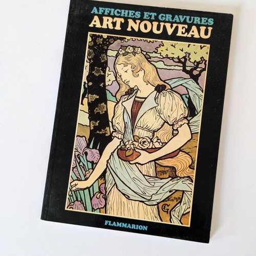 Affiches et gravures Art Nouveau book used, Flammarion 1977