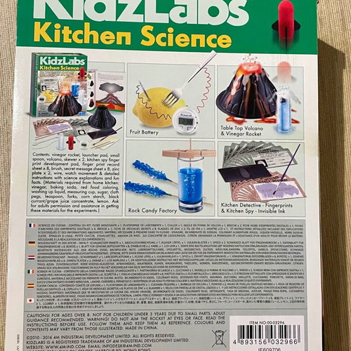 KidzLabs Kitchen Science 4M Toys used