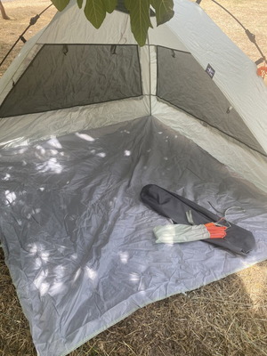 Terra Nation Hare Kohu Plus beach tent new, open green