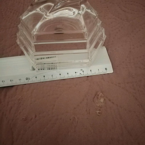 Vintage crystal figurine of two dancers like new