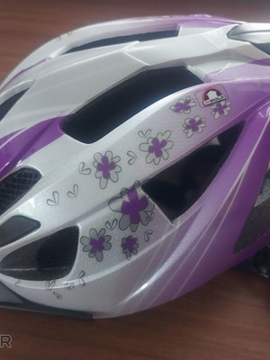 Crivit Kids Bicycle Helmet with LED Light like new