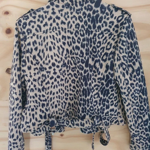 Bikerstyle leopard jacket new, size M/L