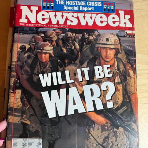 Newsweek magazines like new, pack of 26 issues 1990