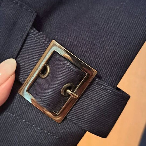 U.S. Polo Assn trench coat used, dark blue, size M