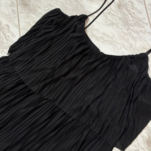 Dress with strap black like new, size M 38 10