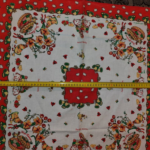 Easter scarf retro used
