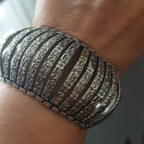 Bracelet handmade, like new, alpaca metal