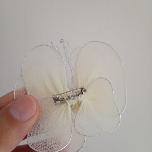 Handmade butterfly pins, set of 4