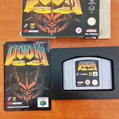 Nintendo 64 Doom 64 like new PAL edition with manual