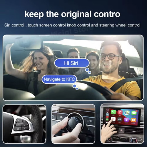 Carlinkit 2AIR Wireless CarPlay and Android Auto Adapter like new