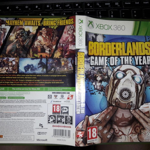 Borderlands 2 GOTY Edition Xbox 360 game