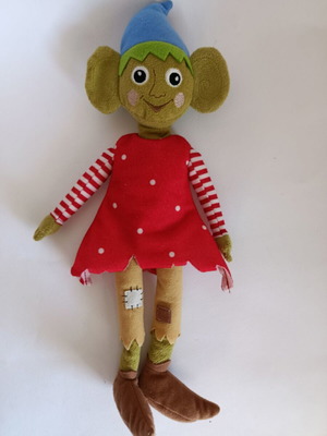 IKEA Pixie Christmas Elf plush toy used