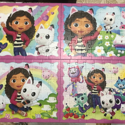 Gubbys Dollhouse board games and puzzles like new