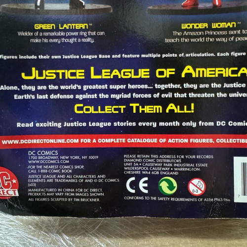 DC Direct JLA Wonder Woman action figure new, sealed, vintage