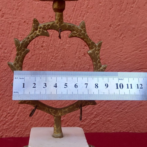 Brass candlestick used