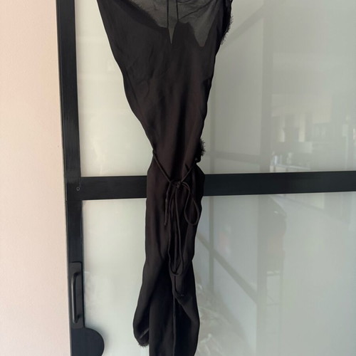 Zara top used, size M, black see-through
